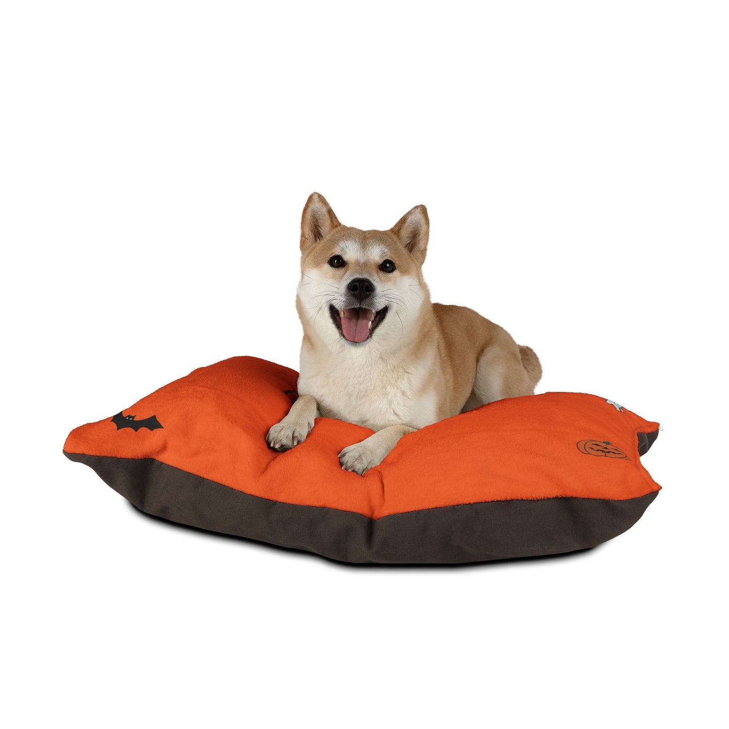 Halloween Pet Bed with Pumpkin Design