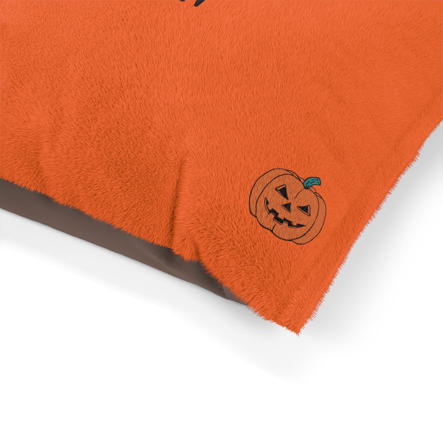 Halloween Pet Bed with Pumpkin Design