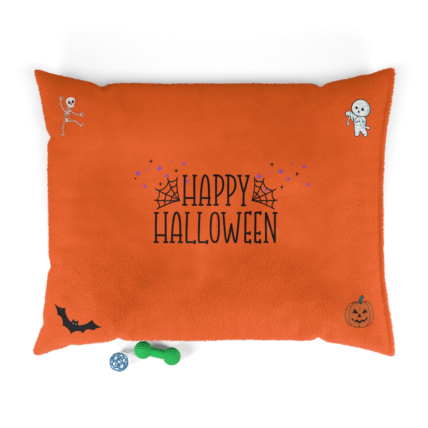 Halloween Pet Bed with Pumpkin Design